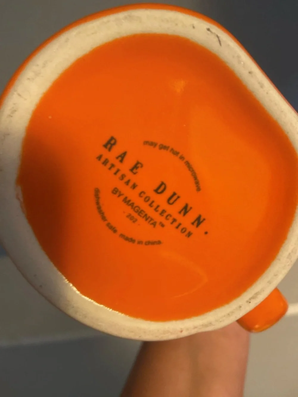 Rae Dunn Orange Pumpkin Lid Mug - 
